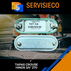 TAPAS CROUSE HINDS 3/4" 270