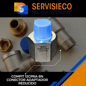 COMFIT 12CPRA-8N Conector Adaptador Reducido,3/4″NPT-F x 1/2″NPT-M, SS316
