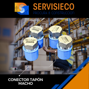 CONECTOR TAPÓN MACHO,3/8″NPT-M, SS316 COMFIT 6N-CPHMP